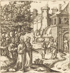 Christus Onderwijst de Menigte