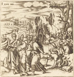 Christus Onderwijst de Menigte