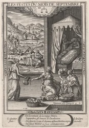 De feesten van de maand september (Geboorte van de Maagd)