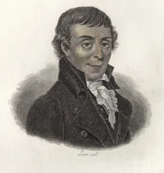 Portret van Abbe Gaultier (1746-1818), professor en methodoloog van het Franse algemeen onderwijs. In 