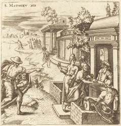 De man genezen van de verschrompelde hand