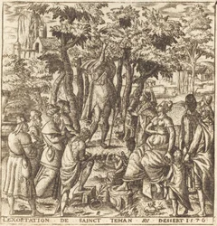 De prediking van Johannes de Doper in de wildernis