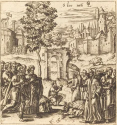 De tien melaatsen worden gereinigd