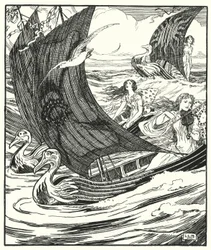 Ik zag drie schepen voorbij varen