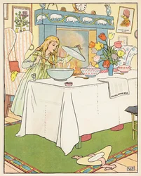 De drie beren (kleurenlitho)