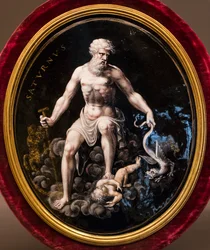 Medaillon: Saturnus