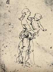Een Vrouw die een Kind Draagt, ca. 1481, 1945