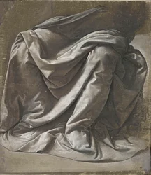 Draperie voor een zittend figuur, ca. 1478