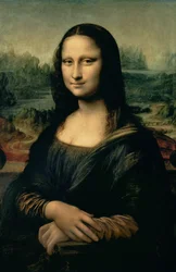 Mona Lisa, ca.1503-6 (olieverf op paneel)