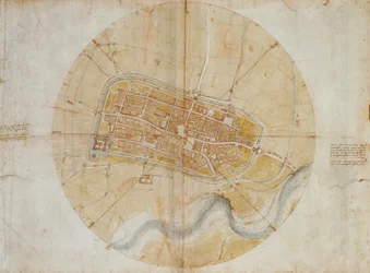 Plattegrond van Imola