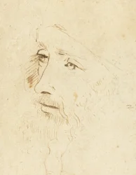 Portret van Leonardo da Vinci, ca 1518