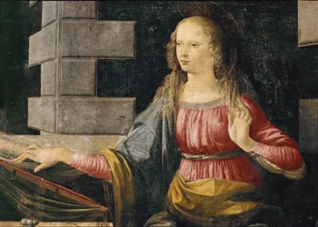 Heilige Maria (olieverf op hout)