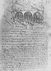 Schetsontwerp voor een Stal, ca. 1480