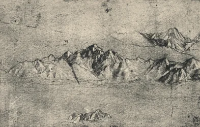 Studie van bergketens, c1480
