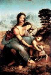 Maagd en kind met de heilige Anna, ca. 1510 (olieverf op paneel)