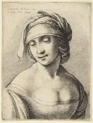 Vrouw met een snood