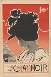 Affiche voor het tijdschrift Le Chat Noir