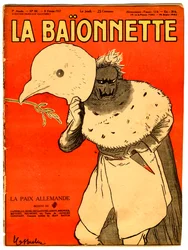 Omslag van La Baionnette, Satirisch in kleuren