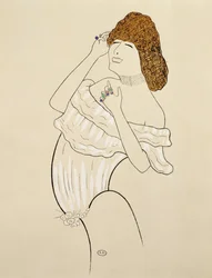 Sarah Bernhardt (1844-1923) in het toneelstuk La Dame Aux Camelias, gebaseerd op het verhaal van Alexandre Dumas Fils