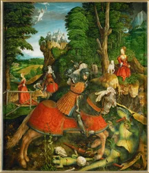 Sint Joris vecht tegen de draak