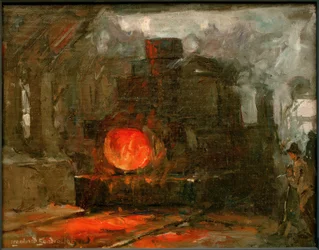 L.Sandrock, Transport van de gietpan