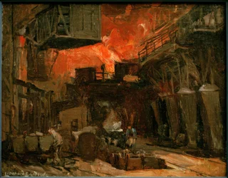 L. Sandrock, Voorbereiding van de kokillen