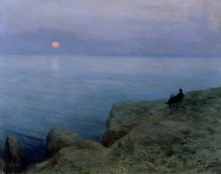 Aleksandr Poesjkin (1799-1837) aan de zeekust, 1896
