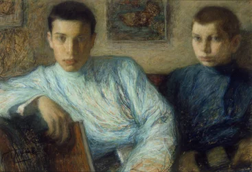 Portret van Boris en Alexander Pasternak, 1905