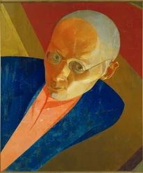Zelfportret van Chupiatov (olieverf op doek)