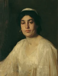 Portret van een Egyptische vrouw