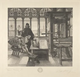 Grolier met de Drukker Aldus Manutius