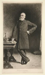 Portret van Pierre Puvis de Chavannes