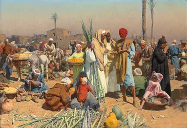 Markt in Neder-Egypte