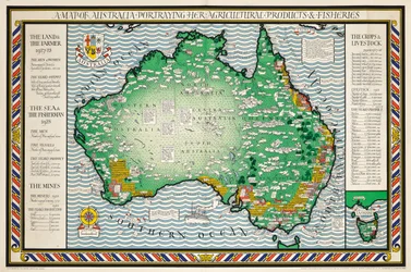 Een Kaart van Australië