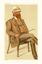 Portret van Generaal-majoor Sir Peter Stark Lumsden