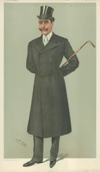 HSH De hertog van Teck, Frank, 17 juli 1902, Vanity Fair cartoon