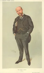 Mr W Gardner Sinclair, Beer Budget and Brains, 21 juli 1909, Vanity Fair cartoon