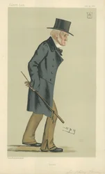 Sir Harry Verney, Bucks, 15 juli 1882, Vanity Fair cartoon