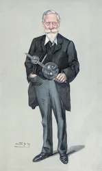 Sir William Crookes, Engelse natuurkundige en chemicus, ca. 1900s