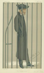 De eerwaarde Arthur Tooth, de christelijke martelaar, 10 februari 1877, Vanity Fair cartoon