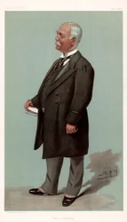 Union Stoomschip Sir Francis Henry Evans, Britse zakenman en politicus, 1896
