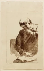 Lezende man
