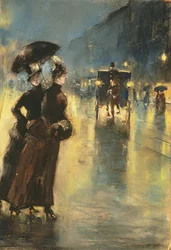 Lichten in de nacht, 1889