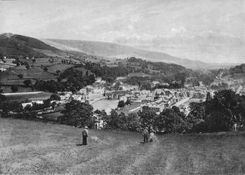 Llangollen en Crow Castle, ca. 1896