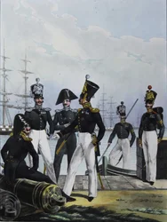 De Guards Équipage Artillerie Compagnie en Guards Cargo Compagnie, 1829
