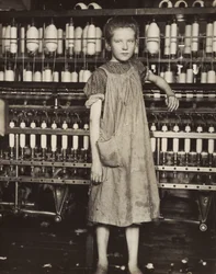 Addie Card, 12 jaar oud. Spinner in katoenfabriek, North Pownal, Vermont