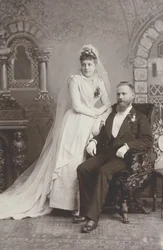 Huwelijksportret, late 19e eeuw