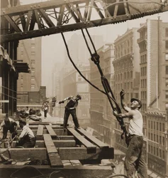 Bouwvakkers Empire State Building, ca. 1930