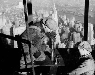 Klinknagels op het Empire State Building