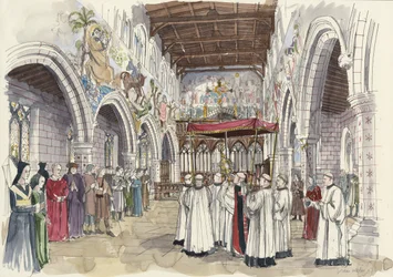 Ceremoniële processie in St Peter